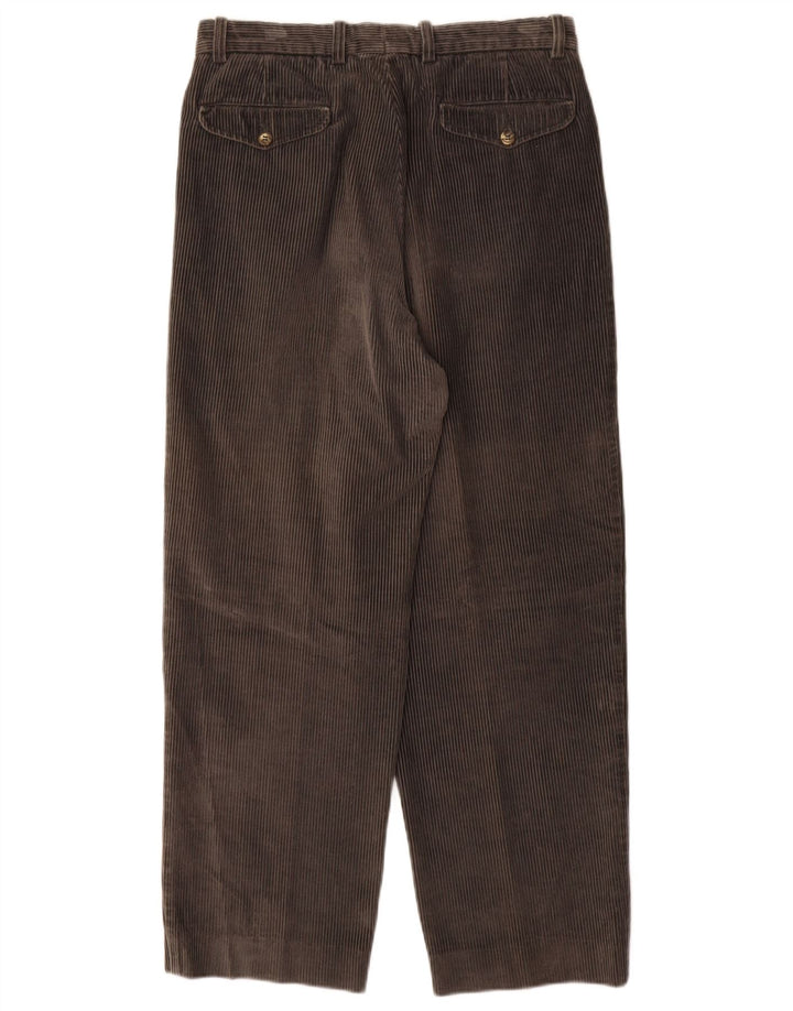 BELFE Pantaloni largi pentru bărbați din catifea IT46 Small W30 L28 gri