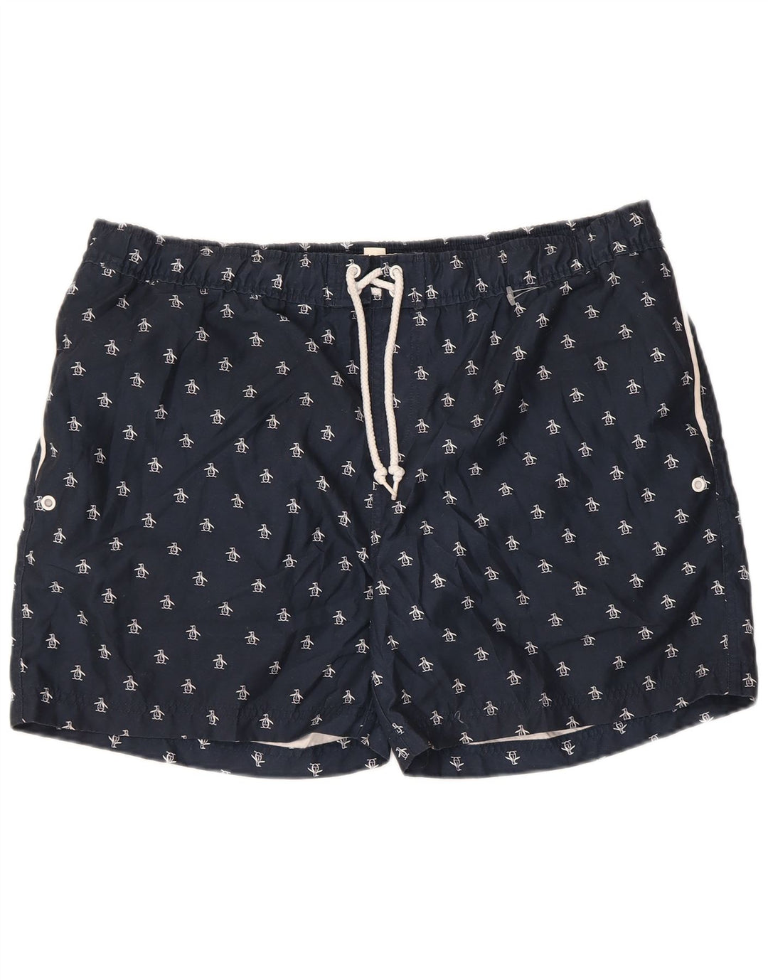 Pantaloni scurți de înot cu grafică pentru bărbați Penguin XL poliester bleumarin