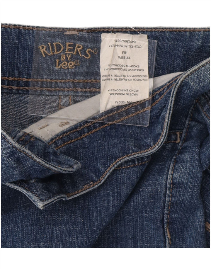 Blugi Capri Riders LEE pentru femei US 8 Medium W32 L20 Bumbac albastru