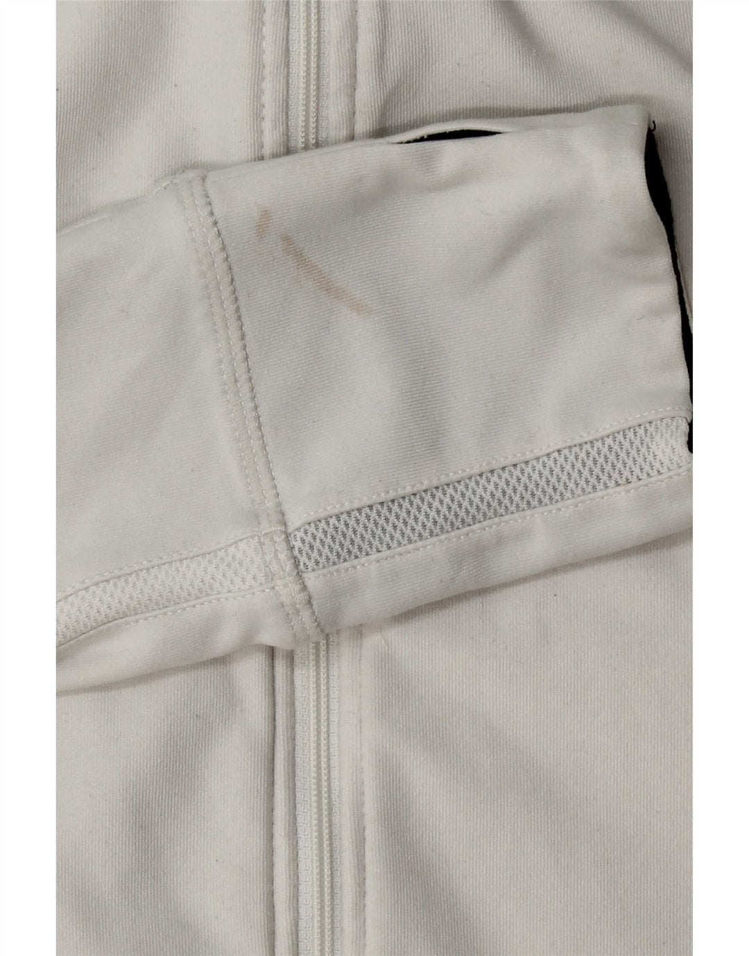 Jachetă de top pentru trening Nike Dri Fit pentru femei UK 14/16 Large White