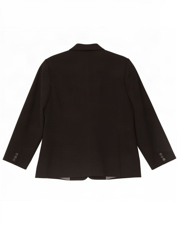 Blazer pentru femei Zara cu 4 nasturi EU 46 2XL Poliester negru