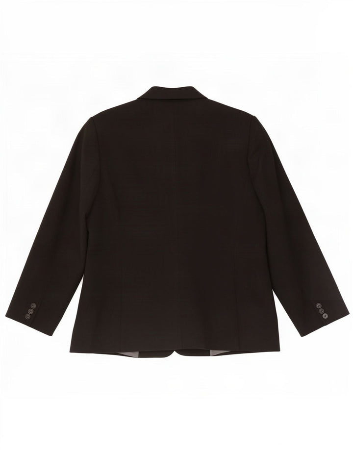 Blazer pentru femei Zara cu 4 nasturi EU 46 2XL Poliester negru