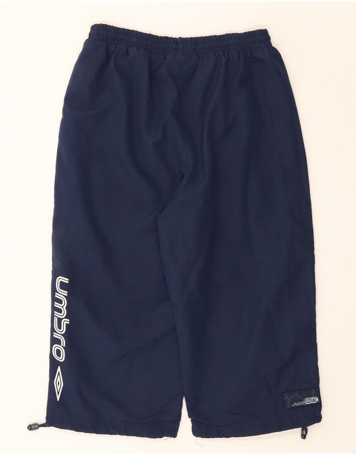 UMBRO Pantaloni scurți sport cu grafică pentru bărbați, poliester, albastru, mediu