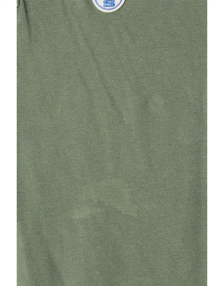 Tricou polo North Sails pentru bărbați, bumbac verde mediu