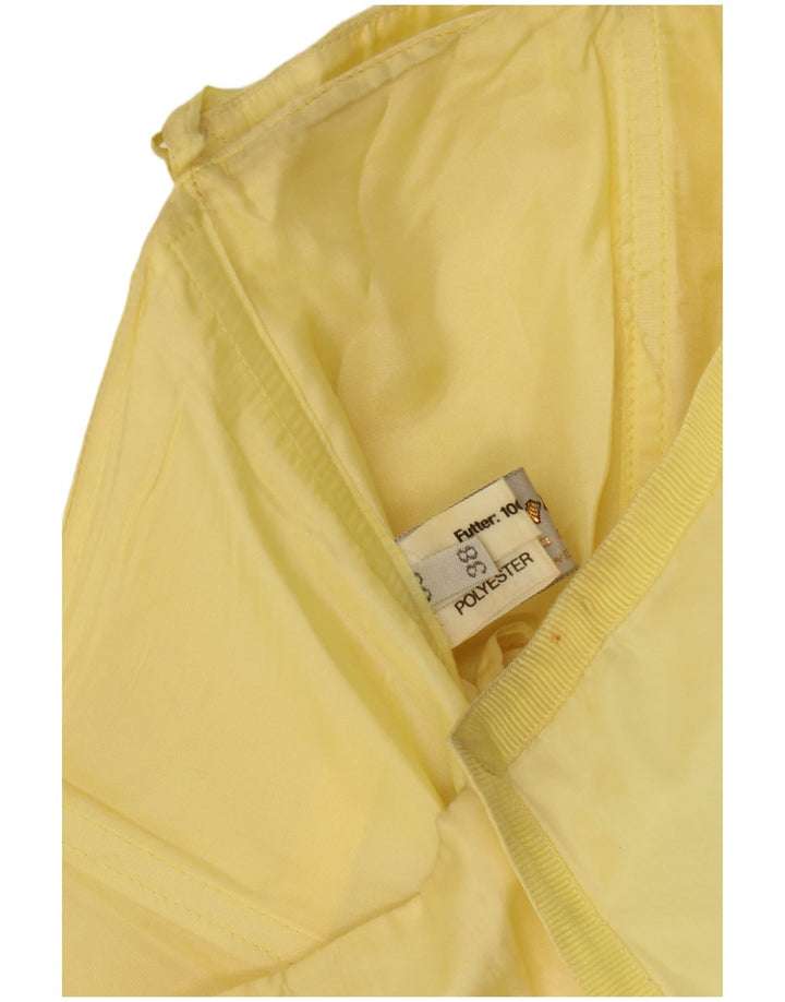 Rochie asimetrică fără bretele pentru femei Murek EU 38 Acetat galben mediu