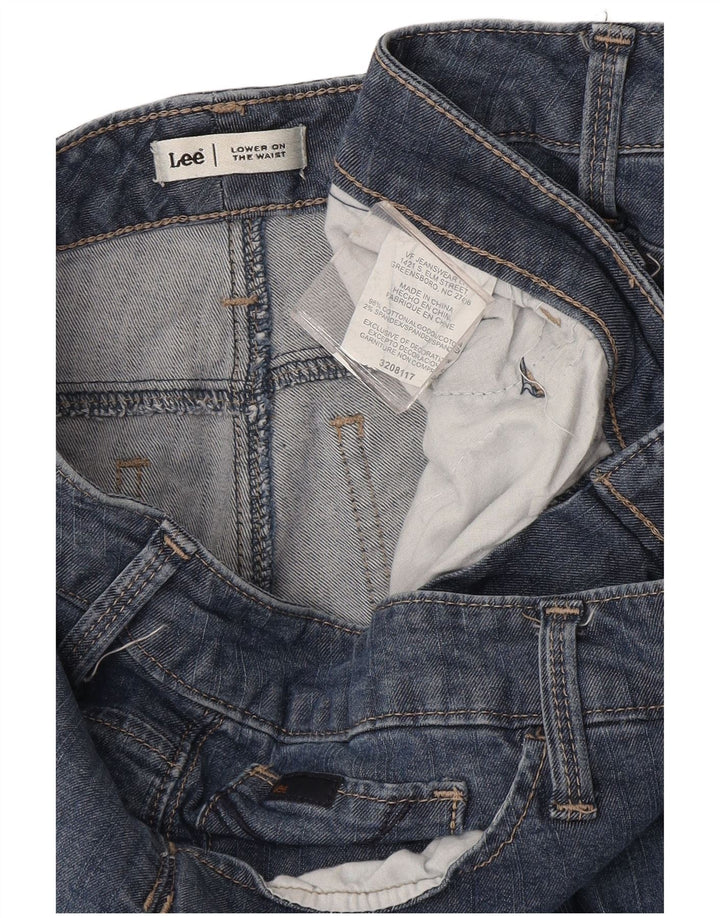 Blugi Capri dama Lee W34 L18 Bumbac albastru