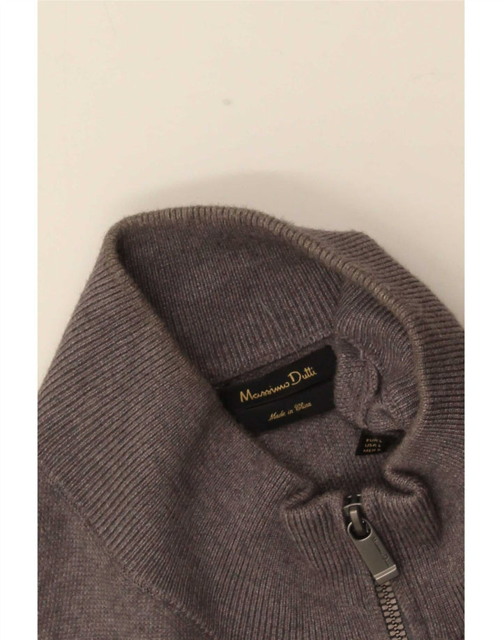 Pulover cardigan Massimo Dutti pentru bărbați, mare, gri