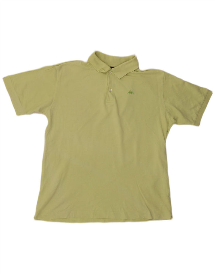 Cămașă polo pentru bărbați Kappa, bumbac verde mare