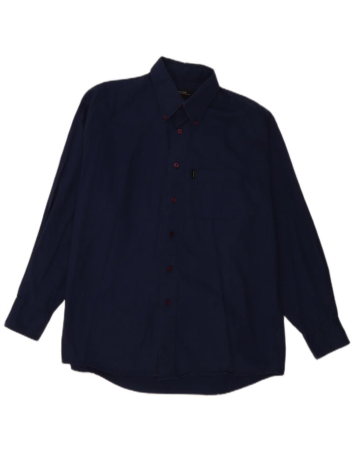 Cămașă pentru bărbați PIERRE CARDIN Bumbac mare albastru bleumarin