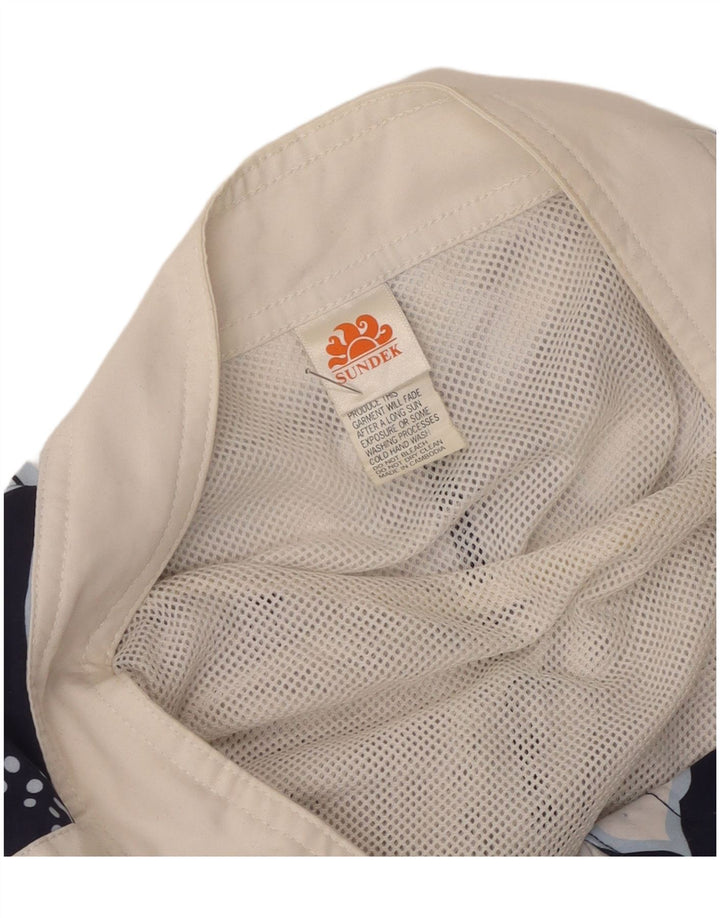 Sundek Pantaloni scurți de baie pentru bărbați W32 bleumarin din poliester floral