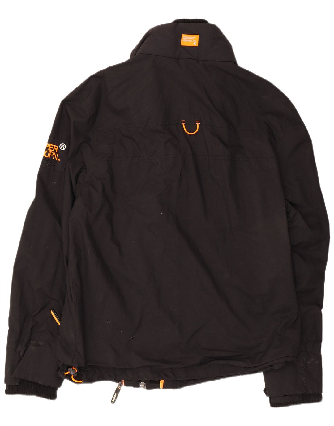 Jachetă de ploaie Superdry pentru femei Engineered UK 20 2XL Nylon negru