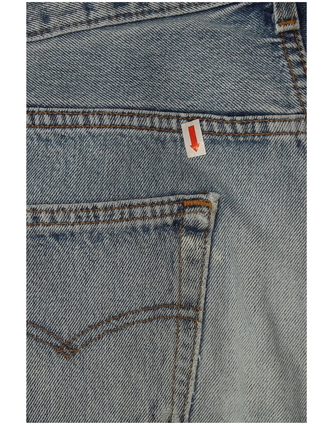 Blugi drepți distressed 501 Levi's pentru bărbați L32 L27 Bumbac albastru