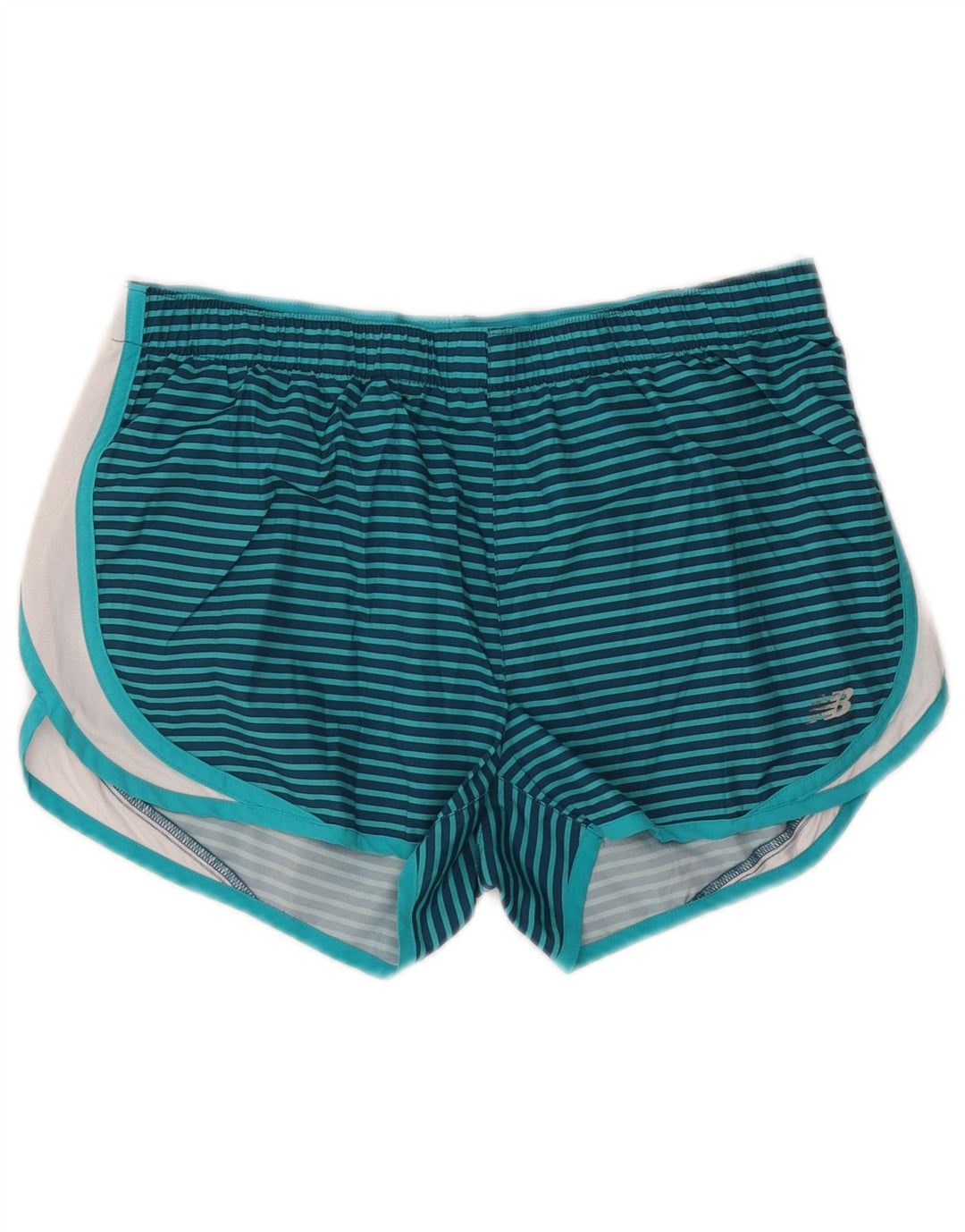 Pantaloni scurți sport pentru femei NEW BALANCE UK 14 Medium Bleumarin cu dungi