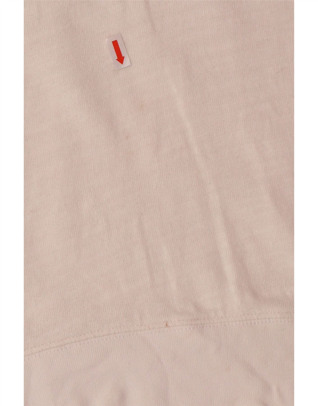 J. CREW Pulover supradimensionat pentru femei UK 10 Bumbac alb mic
