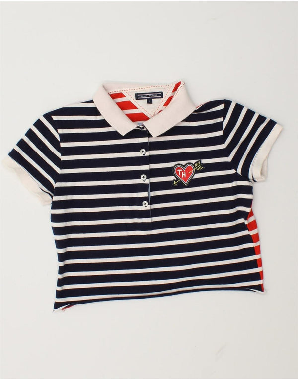 Tricou polo Tommy Hilfiger Rugby pentru femei UK 12 Medium, multicolor, cu dungi