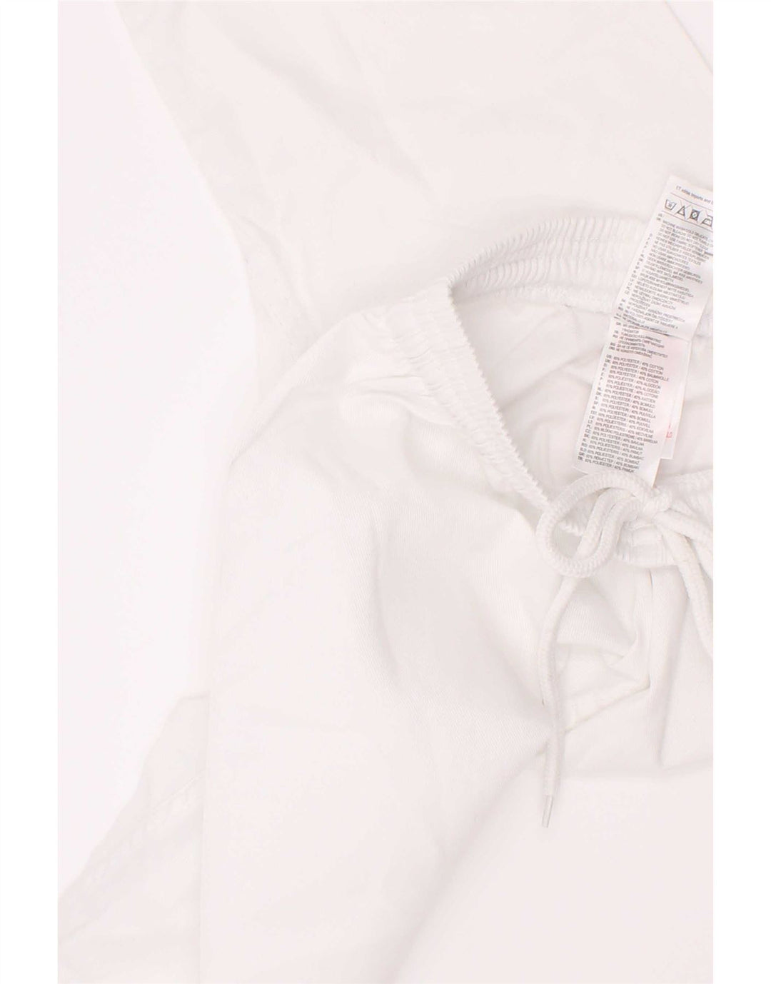 Pantaloni de trening Adidas Crop pentru baieti 7-8 ani poliester alb