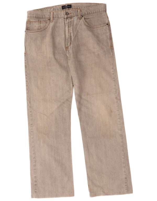 Blugi drepți pentru bărbați Marks & Spencer Blue Harbour W34 L31 bumbac gri
