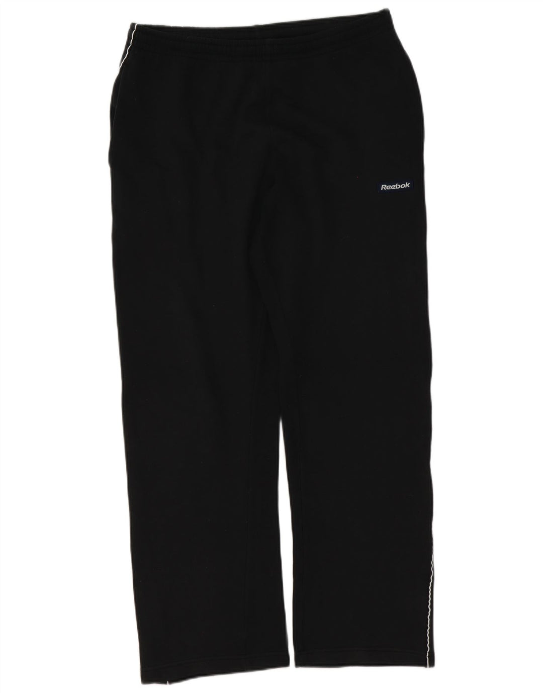 Pantaloni de trening Reebok pentru bărbați, bumbac mediu negru