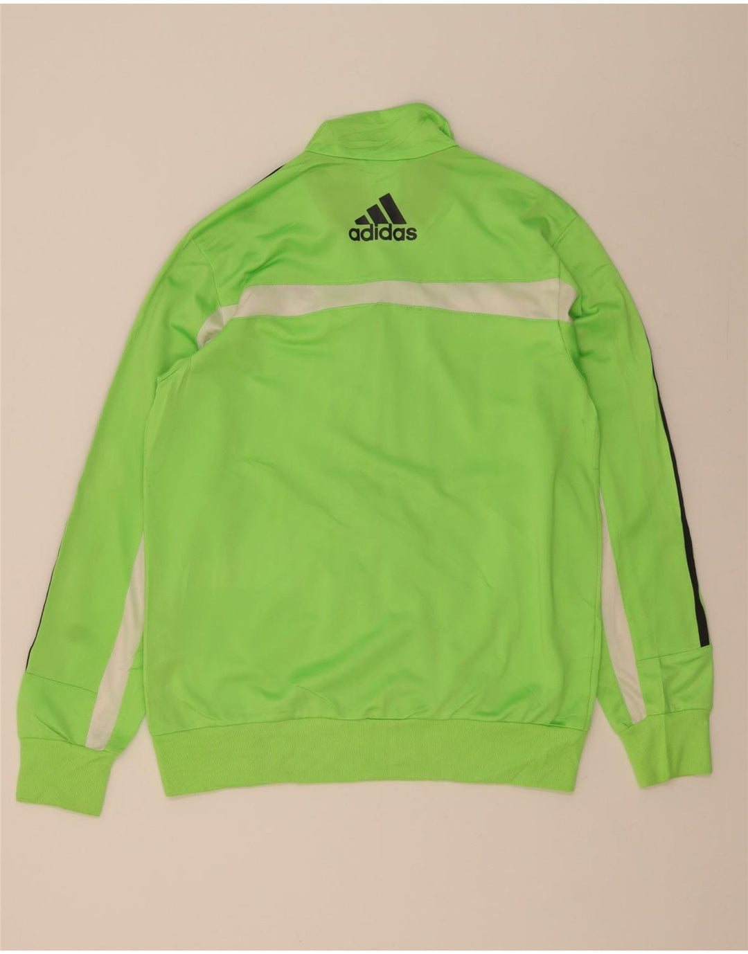 Jachetă de top pentru trening grafic ADIDAS pentru bărbați, mică, verde, din poliester