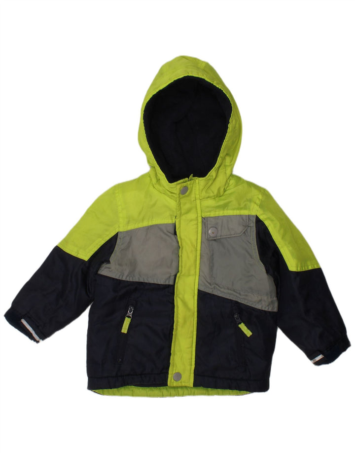 OSH KOSH Baby Boys Windbreaker Jacket 18-24 Months Black Colourblock