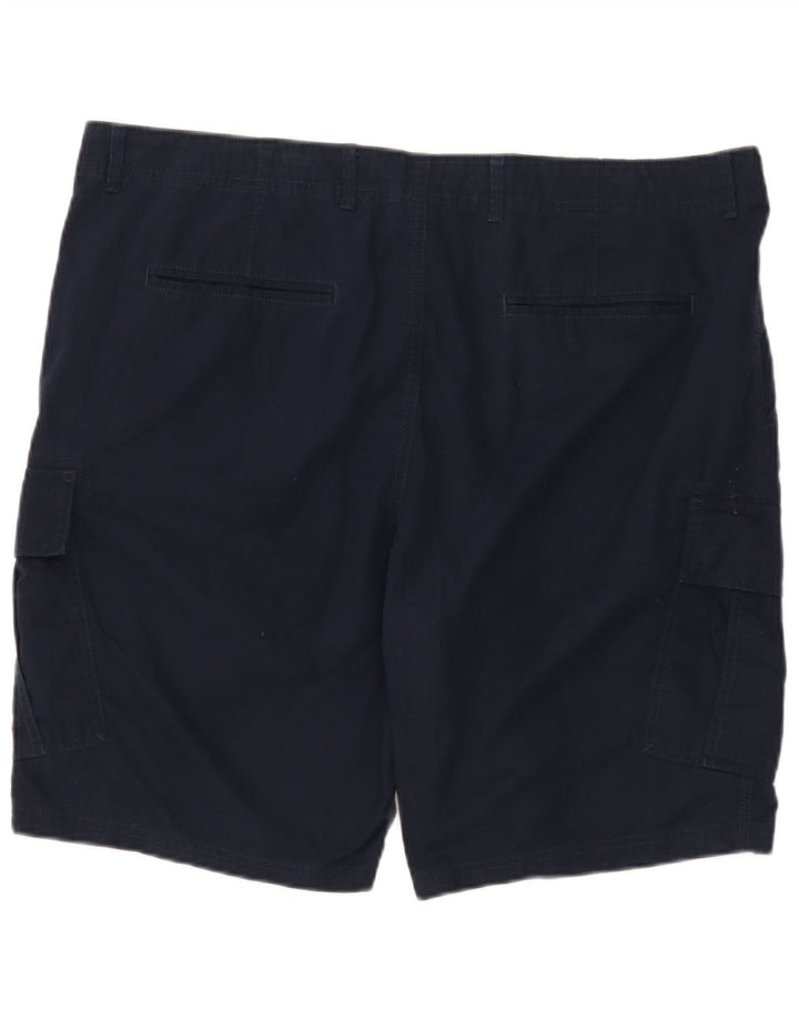 Pantaloni scurți cargo pentru bărbați Marks & Spencer W44 2XL bumbac bleumarin