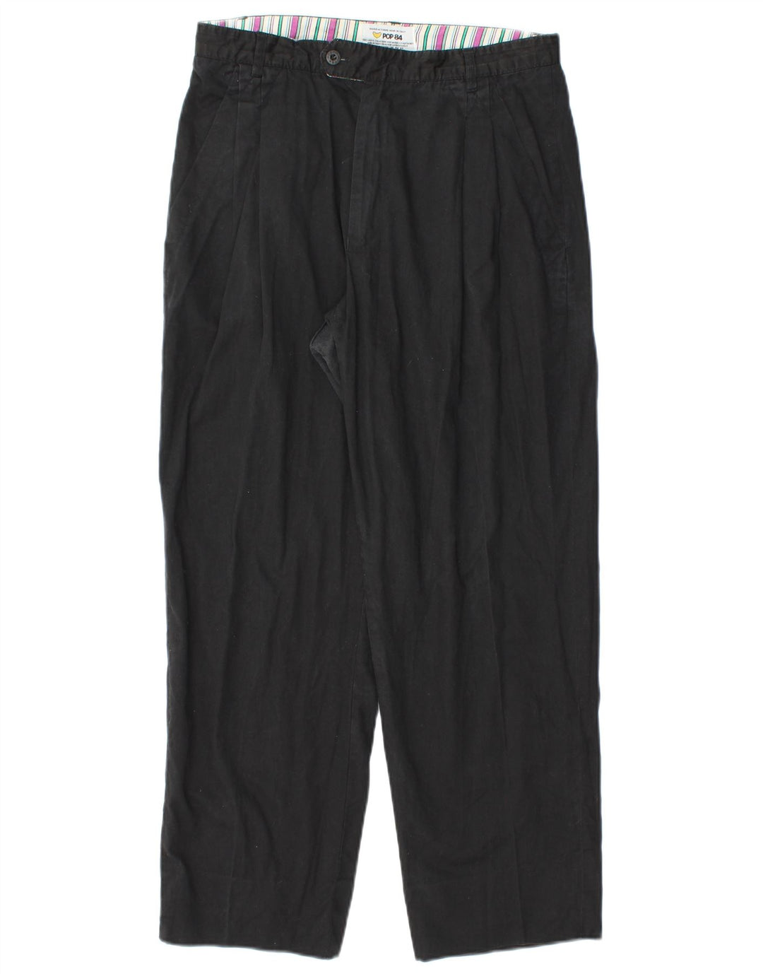 Pantaloni chino pentru femei POP 84 Medium L30 L27 Negru
