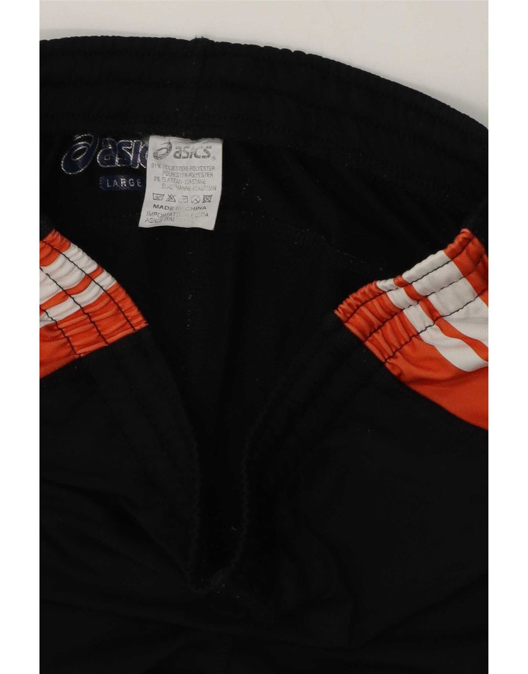 Bermude Sport Asics pentru femei UK 14, mare, negru, poliester color bloc