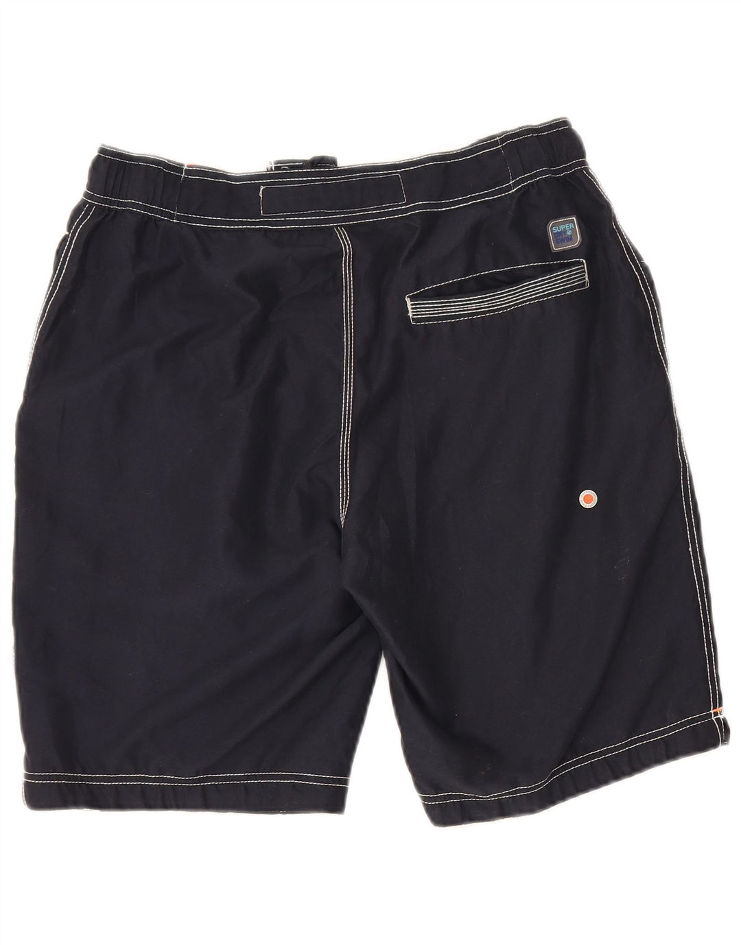 Pantaloni scurți de înot Superdry Graphic Regular pentru bărbați, mari, albastru, poliester