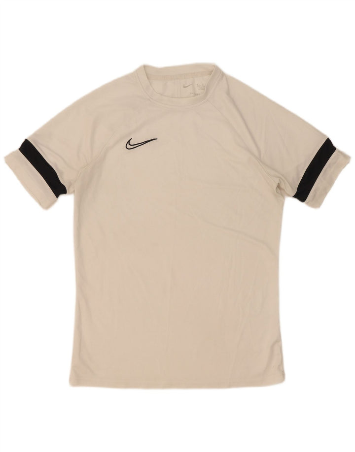 Tricou pentru bărbați Nike Dri Fit Top Medium White Colorblock