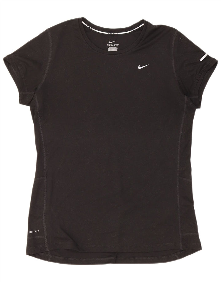 Tricou pentru femei Dri Fit NIKE Top UK 14 Poliester negru mare