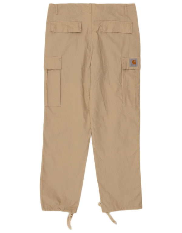 Carhartt Pantaloni Cargo Drepți Bărbați Mediu L34 L29 Bumbac Bej