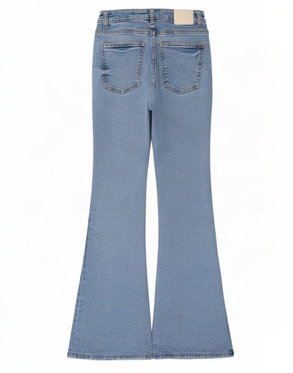 Blugi evazați pentru femei Zara EU 36 XS W26 L31 Bumbac albastru
