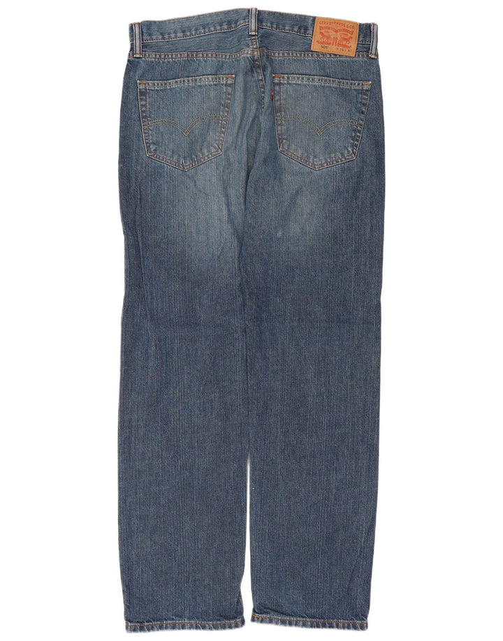 Blugi drepti pentru bărbați Levi's 505 W34 L32 Bumbac albastru