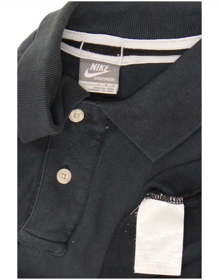 Tricou polo Nike pentru bărbați, mare, bleumarin, bumbac