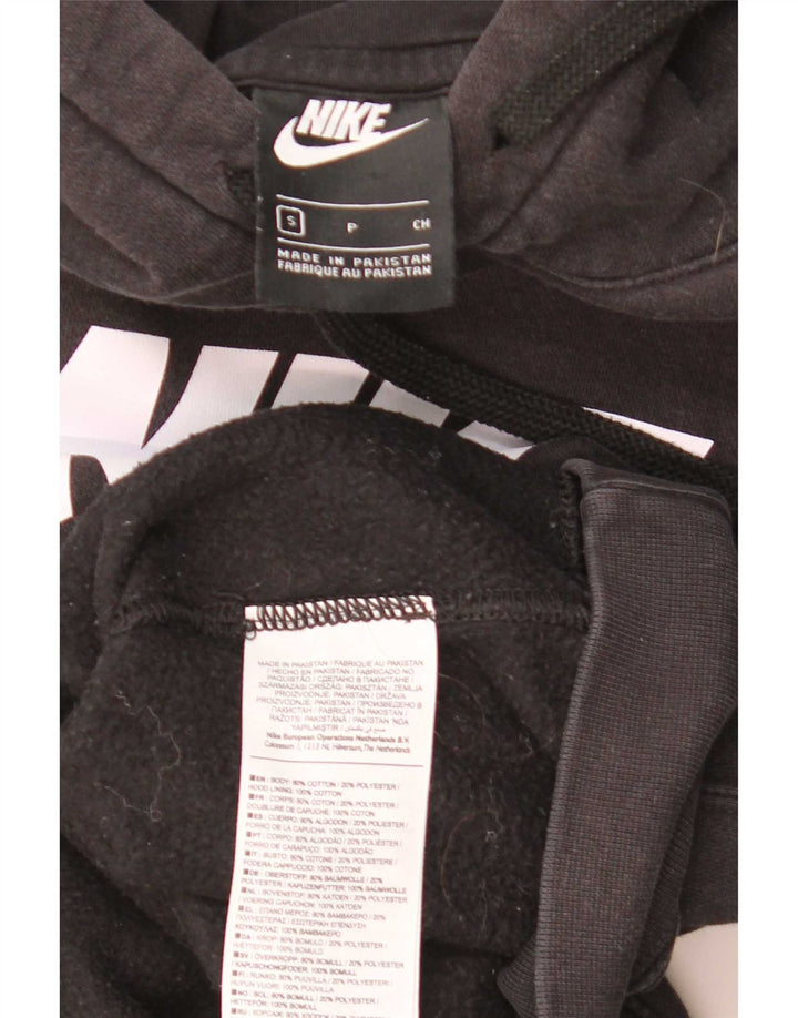 Pulover Nike Grafic pentru bărbați, bumbac mic, negru