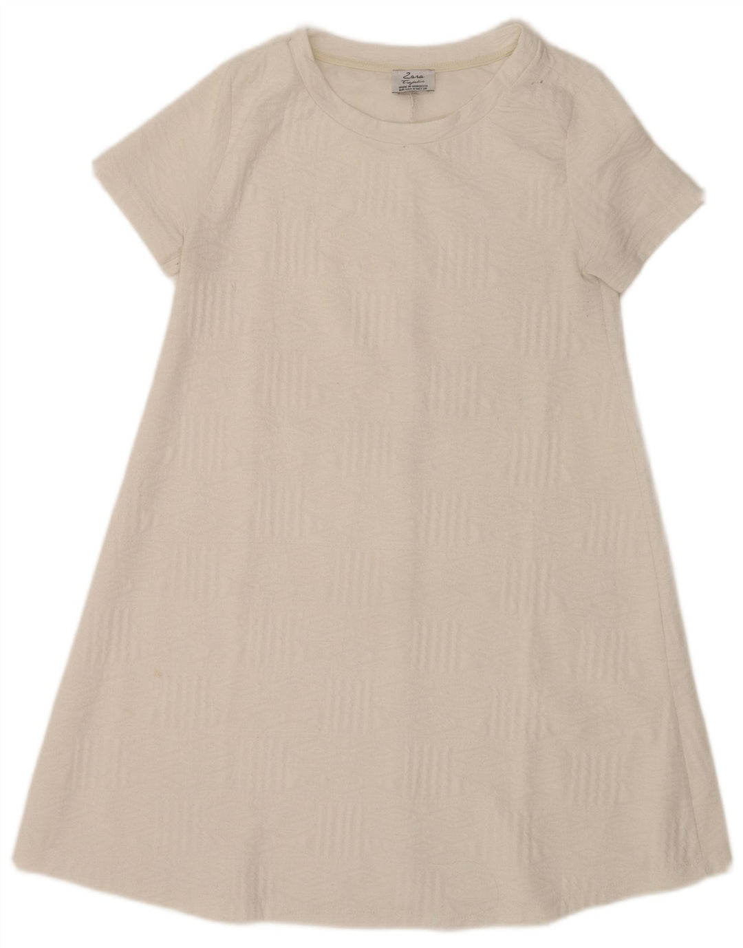 Rochie A-Line Trafaluc pentru femei Zara UK 12 Medium White