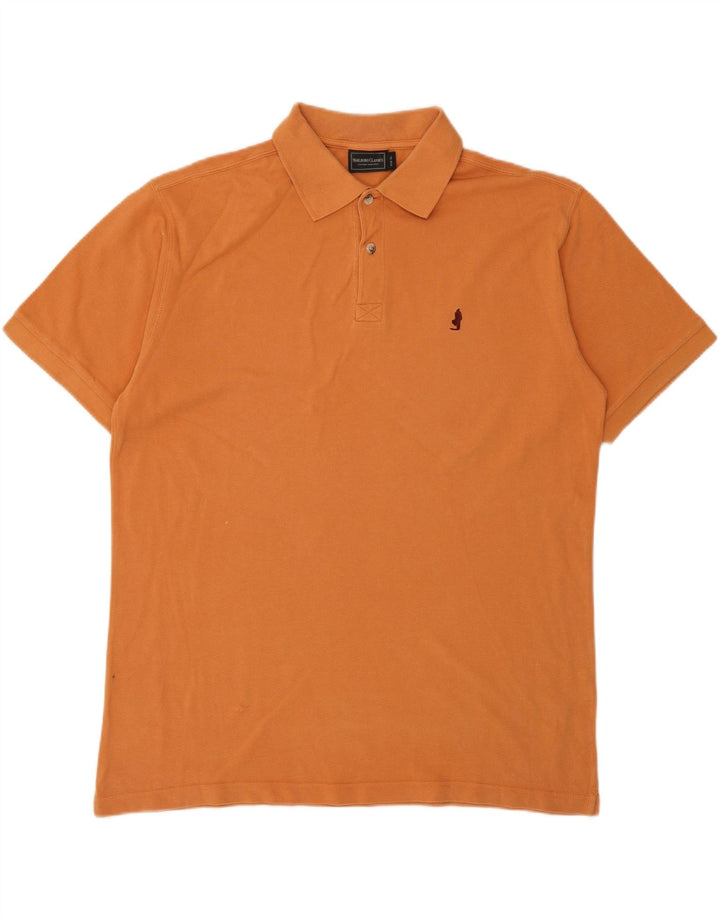 MARLBORO CLASSICS Tricou Polo XL Portocaliu Bumbac