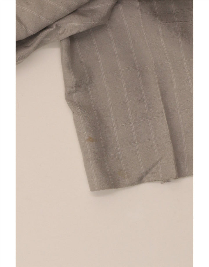 Costum 2 piese pentru bărbați vintage IT 50 Medium W30 L30 Gri cu dungi Mătase
