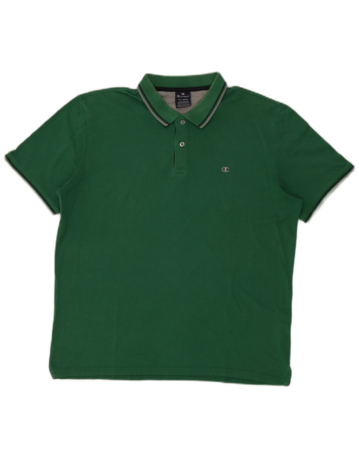 Tricou polo pentru bărbați Champion 2XL, bumbac verde