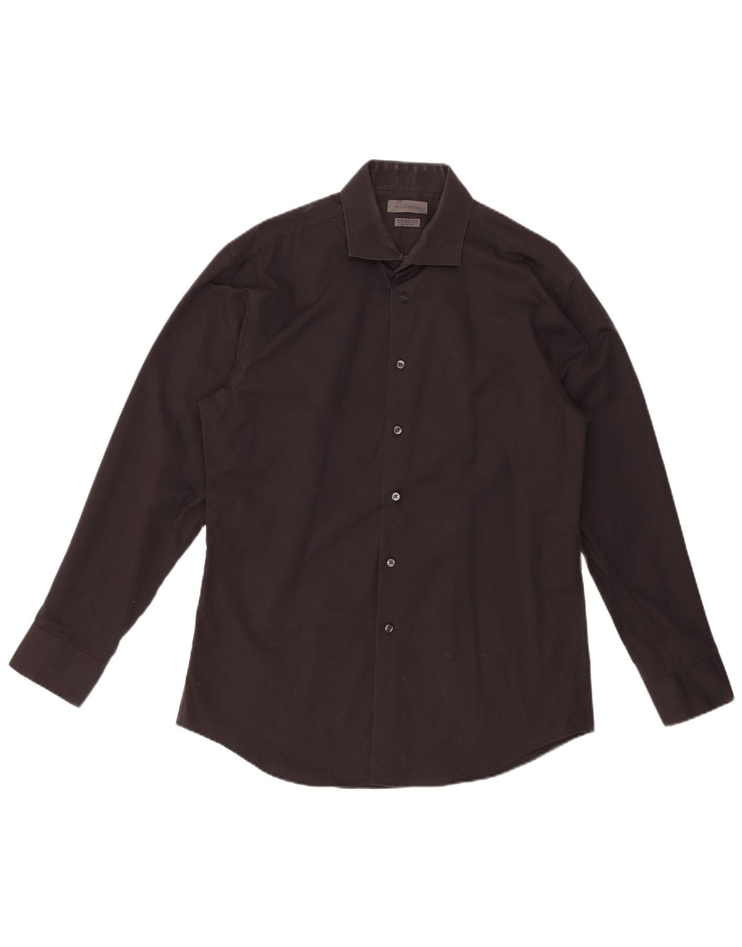 Cămașă pentru bărbați CALVIN KLEIN Extra Slim Fit Mărimea 16 Mare Neagră