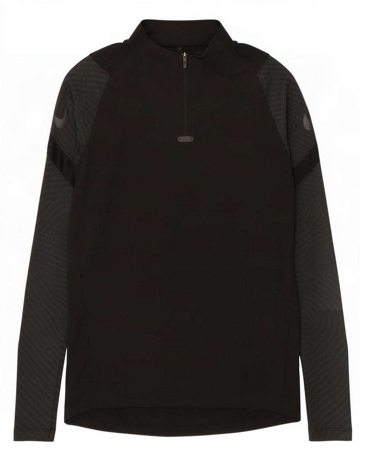 Trening pentru bărbați Dri Fit Graphic Pulover Top, mic, negru, cu dungi