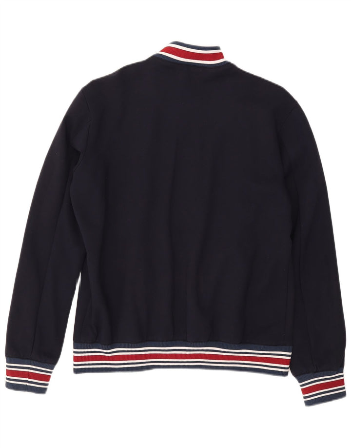 Bomber pentru bărbați Zara UK 40 mare, albastru bleumarin, viscoză cu dungi