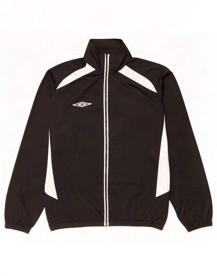 Jachetă de trening pentru bărbați Umbro, mare, negru, poliester color bloc