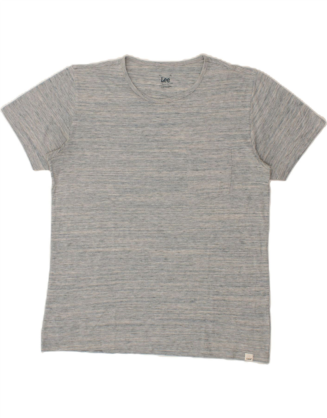 LEE Mens Regular Fit T-Shirt Top XL Grey Vintage Lee and Second-Hand Lee from Messina Hembry 