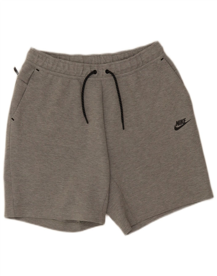 Pantaloni scurți sport Nike pentru bărbați, bumbac cu pete gri medii