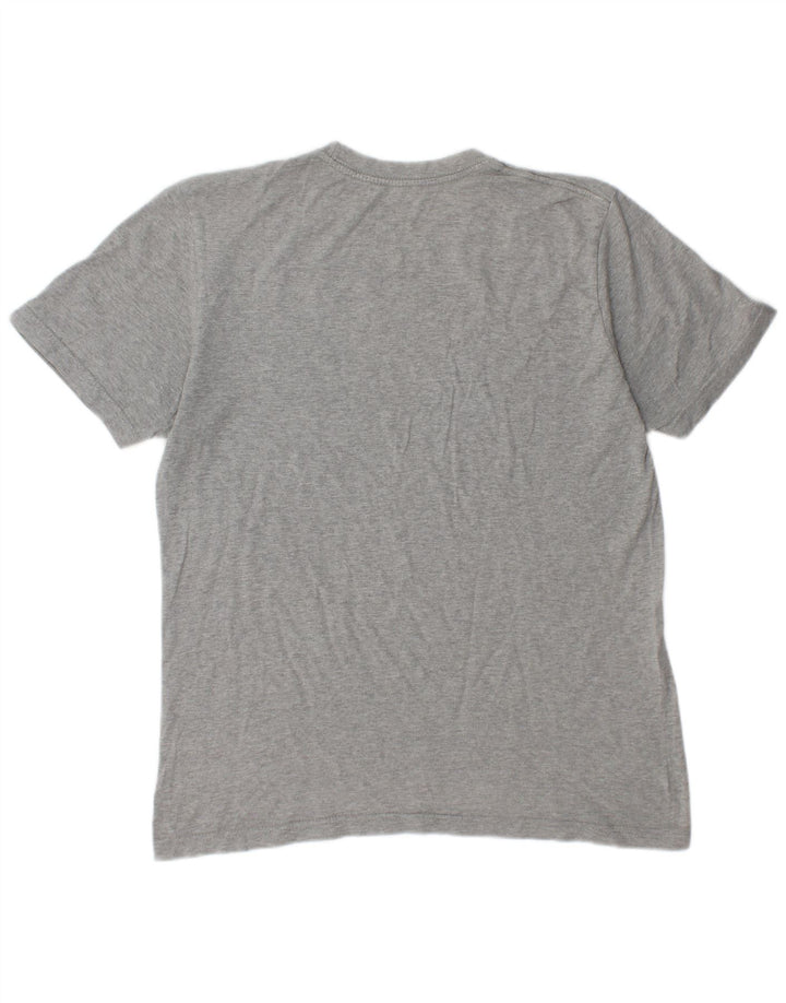 Tricou grafic NIKE pentru bărbați, cu croială obișnuită, top, gri mediu