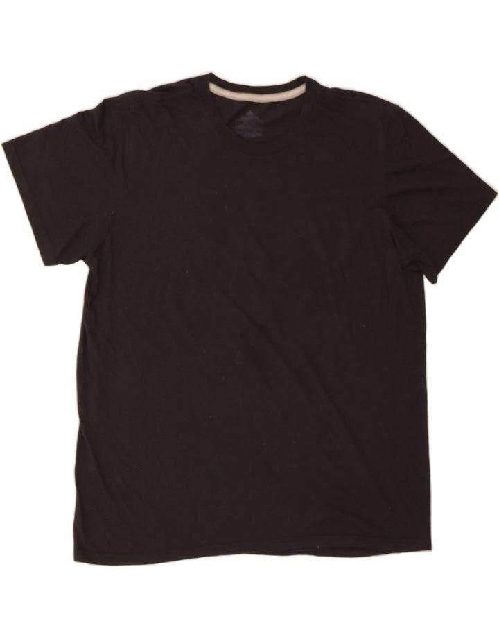 ADIDAS Mens Climalite Graphic T-Shirt Top XL Black Polyester Vintage Adidas and Second-Hand Adidas from Messina Hembry 