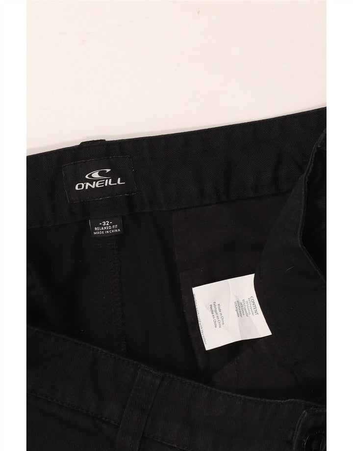 Pantaloni scurti cargo O'Neill pentru bărbați, cu tăiere relaxată, W32, bumbac mediu negru