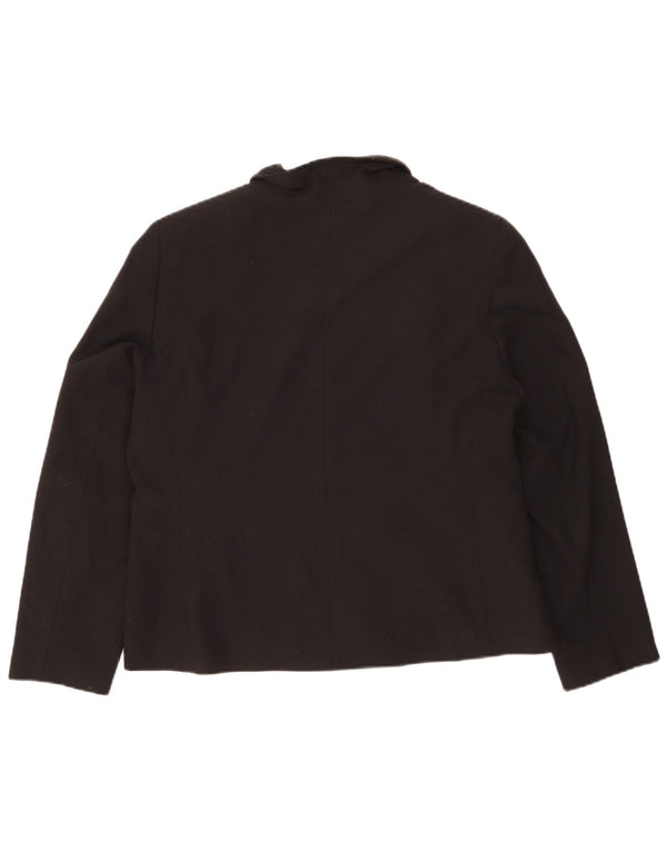Jachetă pentru femei Marks & Spencer, cu ajustare standard, poliester negru UK 18 XL