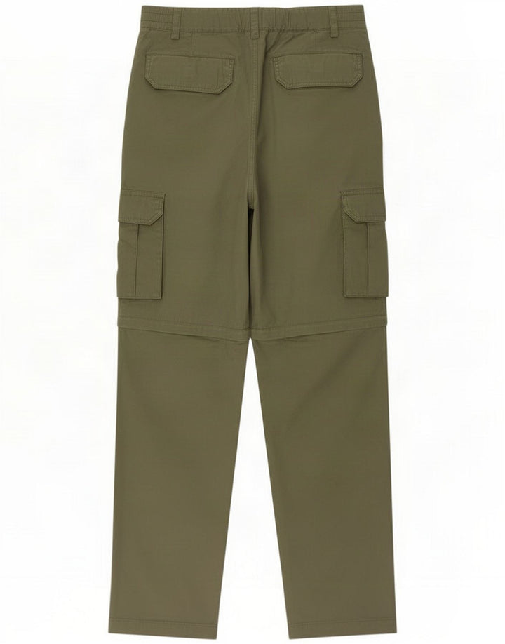 Bailo Pantaloni cargo drepti pentru femei IT 46 Large W32 L29 Kaki Poliester